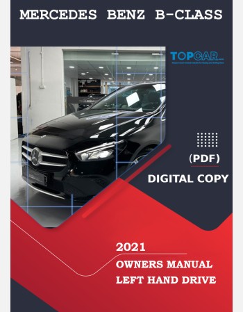 mercedes benz b class 2021 owners manual rhd and lhd